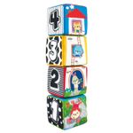 Jucarii, Copii si Bebe - Jucarii si jocuri - Jucarii bebelusi - Jucarii interactive bebelusi - Winfun set 4 cuburi stivuibile din material textil - Infinity.ro