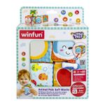Jucarii, Copii si Bebe - Jucarii si jocuri - Jucarii bebelusi - Jucarii interactive bebelusi - Winfun set 4 cuburi stivuibile din material textil - Infinity.ro