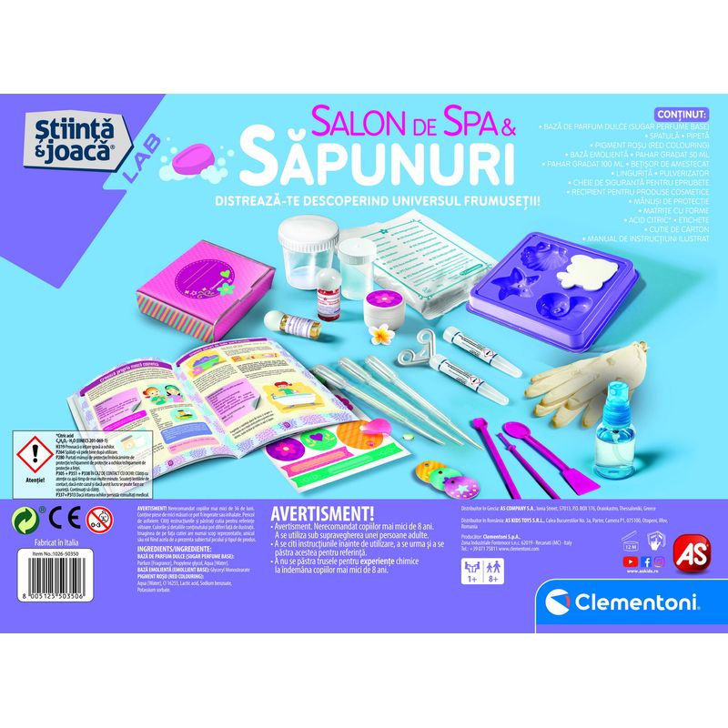 Jucarii, Copii si Bebe - Jucarii si jocuri - Jucarii & jocuri educative - Jucarii interactive - Spa sapunuri aromate stiinta - Infinity.ro