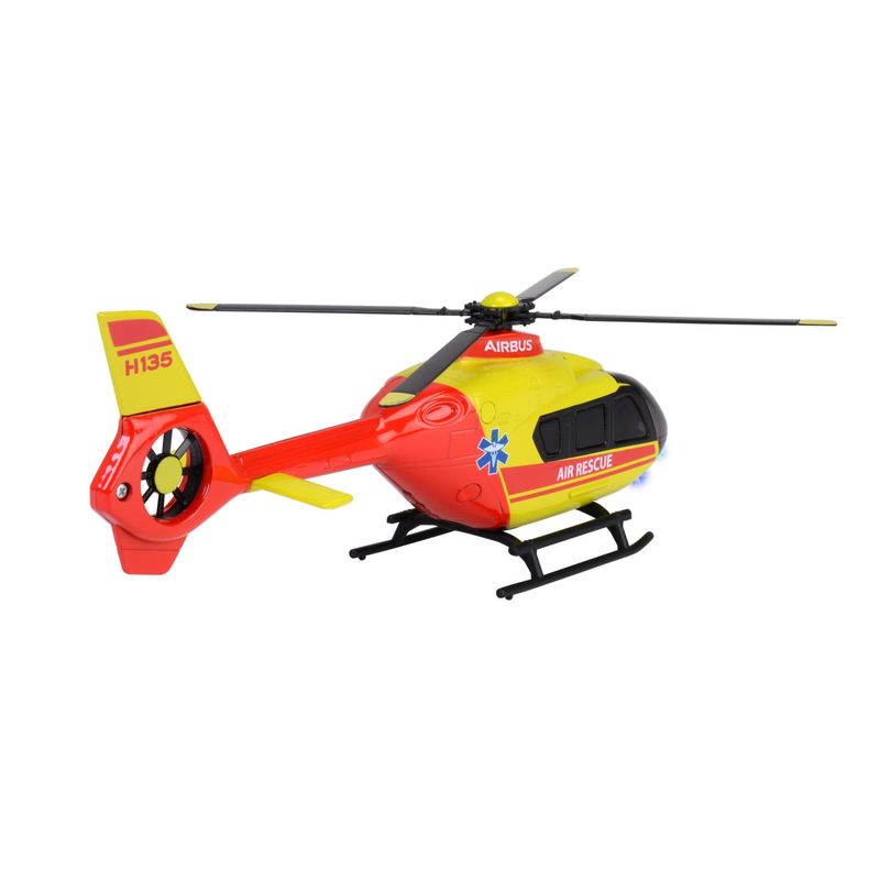 Jucarii, Copii si Bebe - Jucarii si jocuri - Vehicule si jucarii cu telecomanda - Elicoptere, avioane si nave de jucarie - Majorette elicopter de salvare airbus h135 cu sunete si lumini - Infinity.ro
