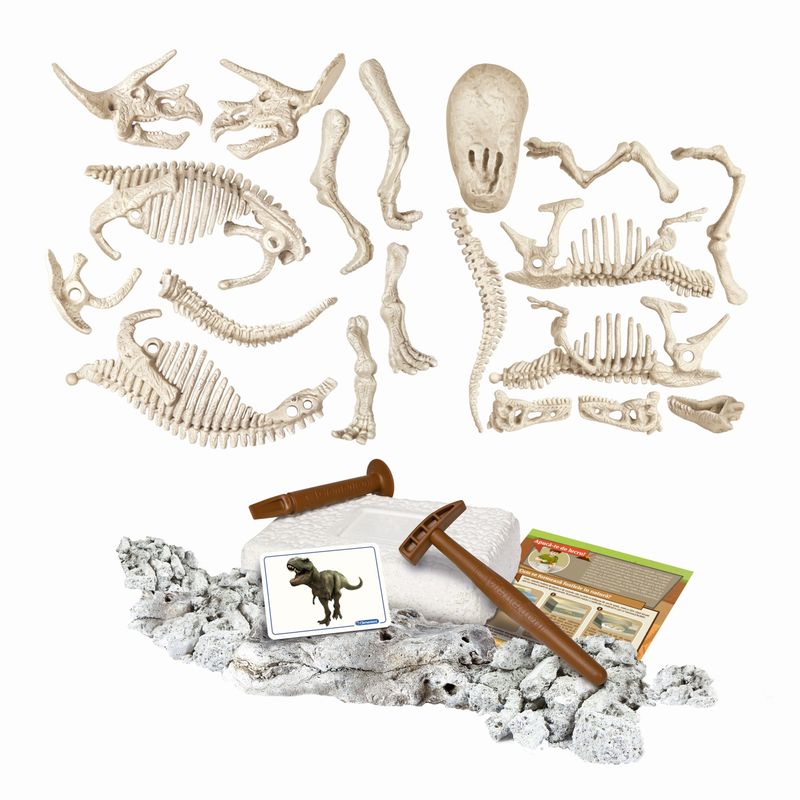 Jucarii, Copii si Bebe - Jucarii si jocuri - Jucarii & jocuri educative - Jucarii interactive - Descopera dinozaurul t-rex & triceraptor fluo stiinta si joaca - Infinity.ro