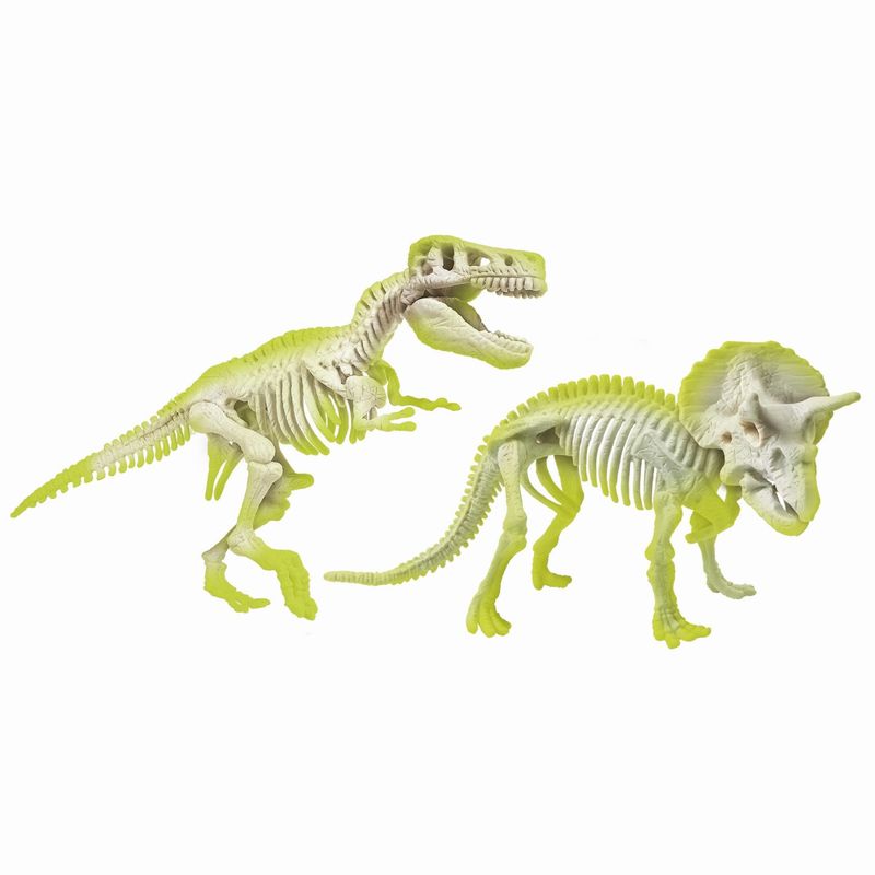 Jucarii, Copii si Bebe - Jucarii si jocuri - Jucarii & jocuri educative - Jucarii interactive - Descopera dinozaurul t-rex & triceraptor fluo stiinta si joaca - Infinity.ro