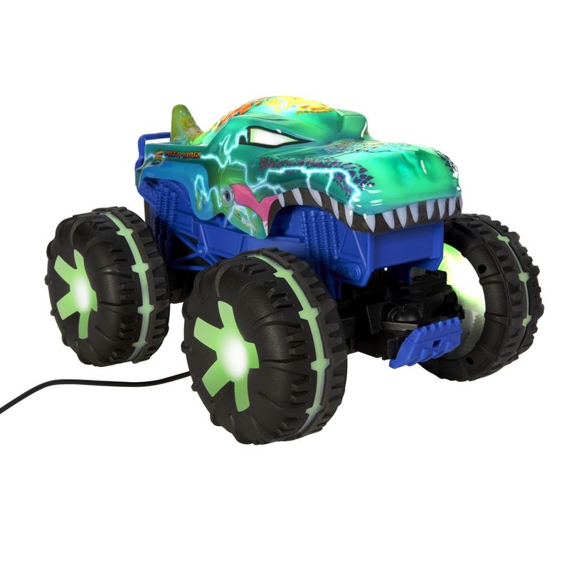 Jucarii, Copii si Bebe - Jucarii si jocuri - Vehicule si jucarii cu telecomanda - Masinute - Hot wheels monster truck mega wrex alive rc scara 1 la15 - Infinity.ro