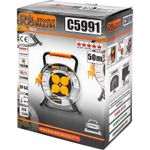 Casa si Gradina - Electrice - Accesorii electrice - Prelungitoare, triple, fise - Prelungitor electric industrial, pe tambur, 3x1.5 mm², IP44, 50 m, Richmann Exclusive - Infinity.ro