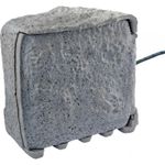 Casa si Gradina - Electrice - Accesorii electrice - Prelungitoare, triple, fise - Prelungitor electric pentru gradina, model piatra, impermeabil, cu senzor de lumina, 4 prize, 3 m, Strend Pro - Infinity.ro