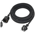 Casa si Gradina - Electrice - Accesorii electrice - Prelungitoare, triple, fise - Prelungitor cu Fisa si Cupla, Pentru Exterior, IP 44, 250 V, 20 Metri, Negru - Infinity.ro