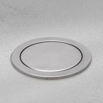 Casa si Gradina - Electrice - Accesorii electrice - Prelungitoare, triple, fise - Distribuitor 3 prize, protectie pentru copii, 2 USB, Carcasa Metalica, Montare pe Blat, 230 V, 60 x 350 mm, Argintiu - Infinity.ro