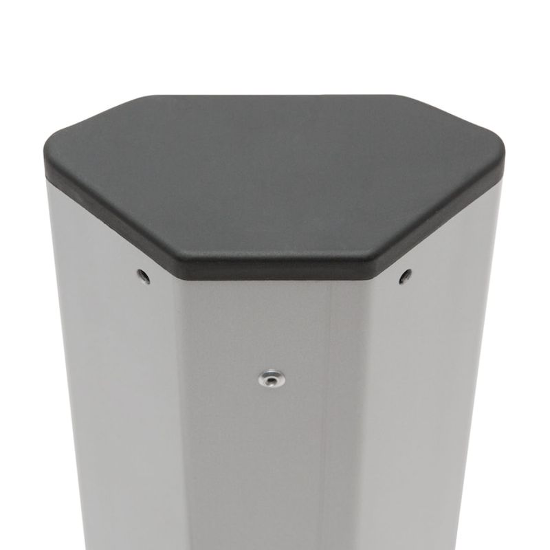 Casa si Gradina - Electrice - Accesorii electrice - Prelungitoare, triple, fise - Distribuitor 3 prize, protectie pentru copii si 2 USB, Montare pe Colt, Rabatabil, 250 V, 276 x 99.5 x 51.7 mm, Argintiu - Infinity.ro