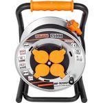 Casa si Gradina - Electrice - Accesorii electrice - Prelungitoare, triple, fise - Prelungitor electric industrial, pe tambur, 3x1.5 mm², IP44, 25 m, Richmann Exclusive - Infinity.ro