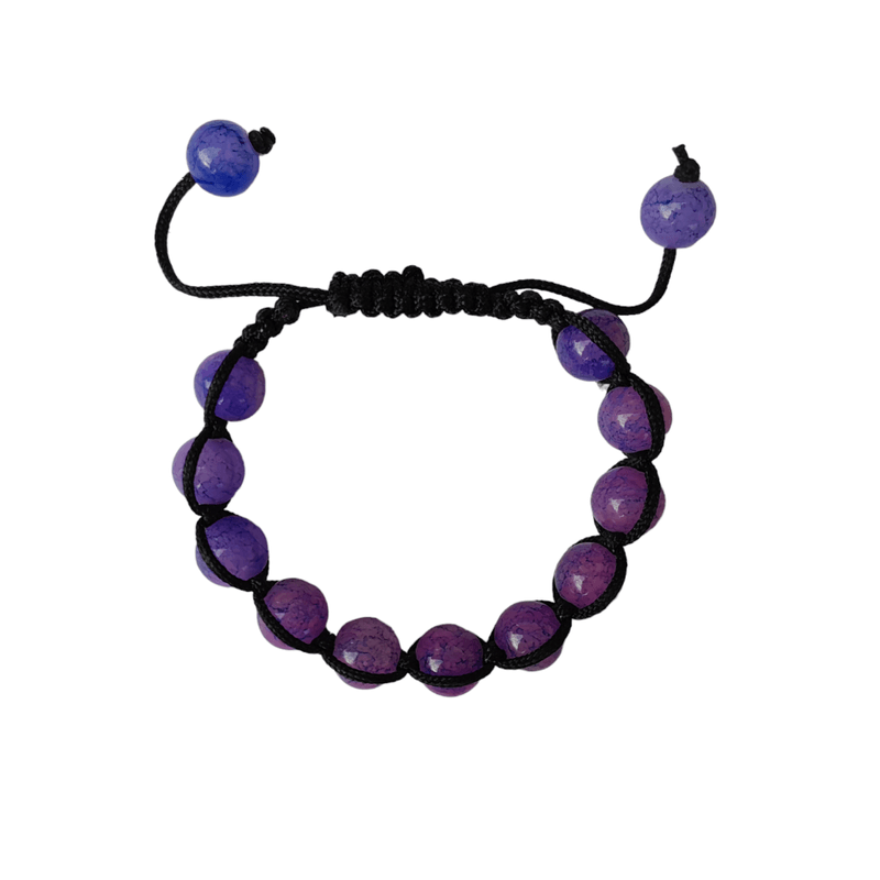 Fashion, accesorii si bijuterii - Femei - Bijuterii femei - Bratari femei - Bratara cu Margele mov, 57BJ - Infinity.ro