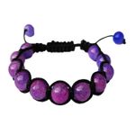 Fashion, accesorii si bijuterii - Femei - Bijuterii femei - Bratari femei - Bratara cu Margele mov, 57BJ - Infinity.ro