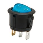 Casa si Gradina - Electrice - Accesorii electrice - Accesorii prize si intrerupatoare - Interupator basculant1 circuit6A-250VON-OFFlumini de albastru - Infinity.ro