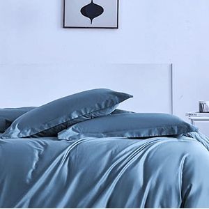 Set 2 fete de perna Kotonia Home Damasc Saten DeLux - 50x70 cm, 100% bumbac, silver grey