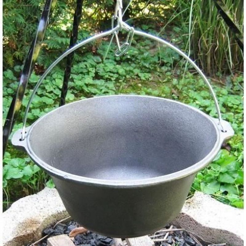 Casa si Gradina - Bucatarie si vesela - Vase pentru gatit - Oale si cratite - Ceaun/tuci fonta, 14.5 L, Perfect Home - Infinity.ro