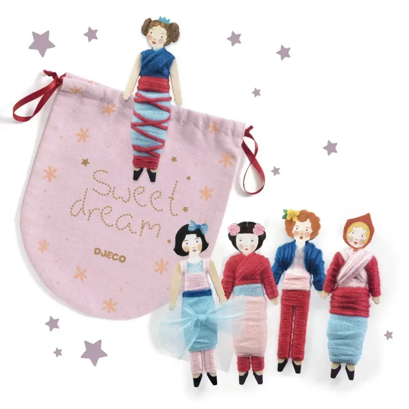 Jucarii, Copii si Bebe - Jucarii si jocuri - Jucarii & jocuri educative - Jocuri si jucarii educative - Joc creativ DIY Papusi pentru vise senine - Infinity.ro