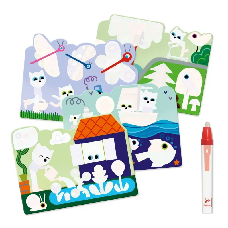 Jucarii, Copii si Bebe - Jucarii si jocuri - Jucarii & jocuri educative - Seturi pictura si desen - Set pictura cu apa In gradina - Infinity.ro
