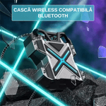 PC, gaming si accesorii - Gaming - Accesorii gaming - Controlere, Volane si Casti gaming - Casti Wireless Gaming LUDORA®, Bluetooth 5.3, cu Dopuri Hi-Fi, Premium Sound, Distanta 10m, Autonomie Medie 12H - Infinity.ro