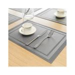 Casa si Gradina - Textile si covoare - Textile bucatarie - Servete si naproane - Suport - napron de masa gri, rezistent la apa, dreptunghiular, MP34S - Infinity.ro