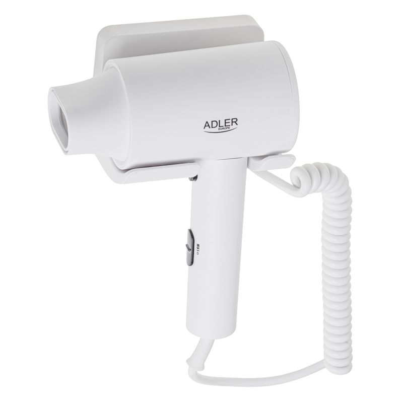 Ingrijire personala si Cosmetice - Aparate & accesorii ingrijire personala - Hair styling - Uscatoare de par - Uscator de par Adler AD2285w, sistem montare pe perete, 3 setari temperatura, viteza 26m/s, 18500 RPM, 2000W - Infinity.ro