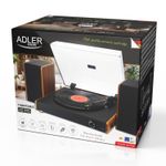 TV, Audio-Video si Foto - Audio Hi-Fi - Pick-Up - Pick-up Adler AD1915, 3 viteze, 7, 10, 12 inch, bluetooth, salvare pe stick, 2x5W - Infinity.ro