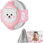 Jucarii, Copii si Bebe - Carucioare si articole de transport - Accesorii transport copii - Casti Antifonice Pentru Copii si Bebelusi 3-36 luni, Protectie Auditiva, Prindere Sigura Fontanela, Alb cu Roz - Infinity.ro