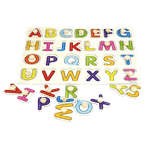 Jucarii, Copii si Bebe - Jucarii si jocuri - Jucarii bebelusi - Jucarii interactive bebelusi - Puzzle incastru din Lemn, litere, Piese 3D, 3 ani+, EduJucarii - Infinity.ro