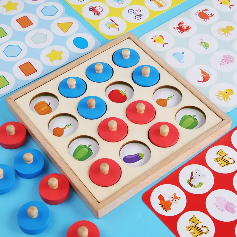 Jucarii, Copii si Bebe - Jucarii si jocuri - Jucarii & jocuri educative - Jucarii interactive - Joc educativ de memorie  si asociere „Multi Function Memory Chess”, 3 ani+, EduJucarii - Infinity.ro