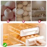 Casa si Gradina - Bucatarie si vesela - Organizare si depozitare bucatarie - Cutii alimentare - Cutie Depozitare 36 oua, Suport organizator oua pentru frigider, cu 2 niveluri, Plastic, Transparent - Infinity.ro