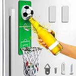 Casa si Gradina - Bucatarie si vesela - Accesorii bar - Tirbusoane si dopuri - Desfacator de Sticle cu Colector de Capace Koken, - Decor si Cadou Perfect, 20x8 cm, 3 Moduri de Instalare, Otel/Verde - Infinity.ro