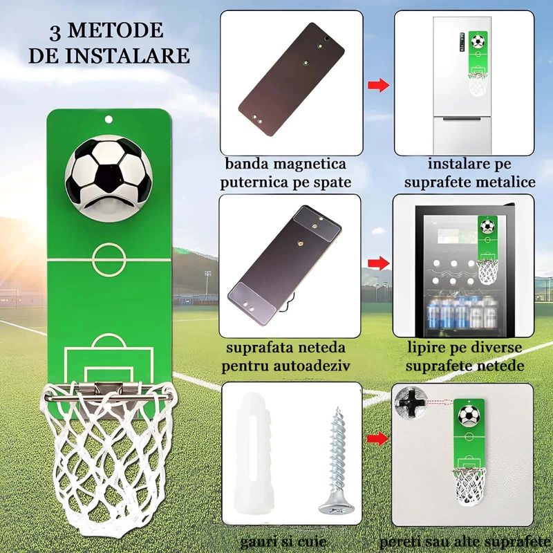 Casa si Gradina - Bucatarie si vesela - Accesorii bar - Tirbusoane si dopuri - Desfacator de Sticle cu Colector de Capace Koken, - Decor si Cadou Perfect, 20x8 cm, 3 Moduri de Instalare, Otel/Verde - Infinity.ro