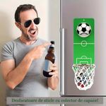 Casa si Gradina - Bucatarie si vesela - Accesorii bar - Tirbusoane si dopuri - Desfacator de Sticle cu Colector de Capace Koken, - Decor si Cadou Perfect, 20x8 cm, 3 Moduri de Instalare, Otel/Verde - Infinity.ro