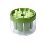 Casa si Gradina - Bucatarie si vesela - Ustensile bucatarie - Forme prajituri - Forma pentru Inghetata Koken, Matrita cu 8 compartimente din Plastic Ecologic, Verde, 11x13 cm - Infinity.ro