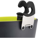 Casa si Gradina - Bucatarie si vesela - Ustensile bucatarie - Polonice, linguri si clesti de bucatarie - Suport Lingura Koken pentru oala, Clema pentru ustensile, din Otel inoxidabil, Rezistent la Caldura, anticoroziv, Negru - Infinity.ro