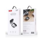 TV, Audio-Video si Foto - Accesorii TV si audio - Cabluri si adaptoare video - Adaptor de conversie Video HDMI la DVI XO Design GB013 Gri - Infinity.ro