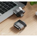 TV, Audio-Video si Foto - Accesorii TV si audio - Cabluri si adaptoare video - Adaptor de conversie Video HDMI la DVI XO Design GB013 Gri - Infinity.ro