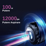 Electronice si Electrocasnice - Ingrijirea locuintei - Aspiratoare - Aspirator Profesional LUDORA® de Mana Antiacarieni , 2 in 1 Tehnologie UV, Putere de Aspirare de 12000pa, Filtru HEPA - Infinity.ro