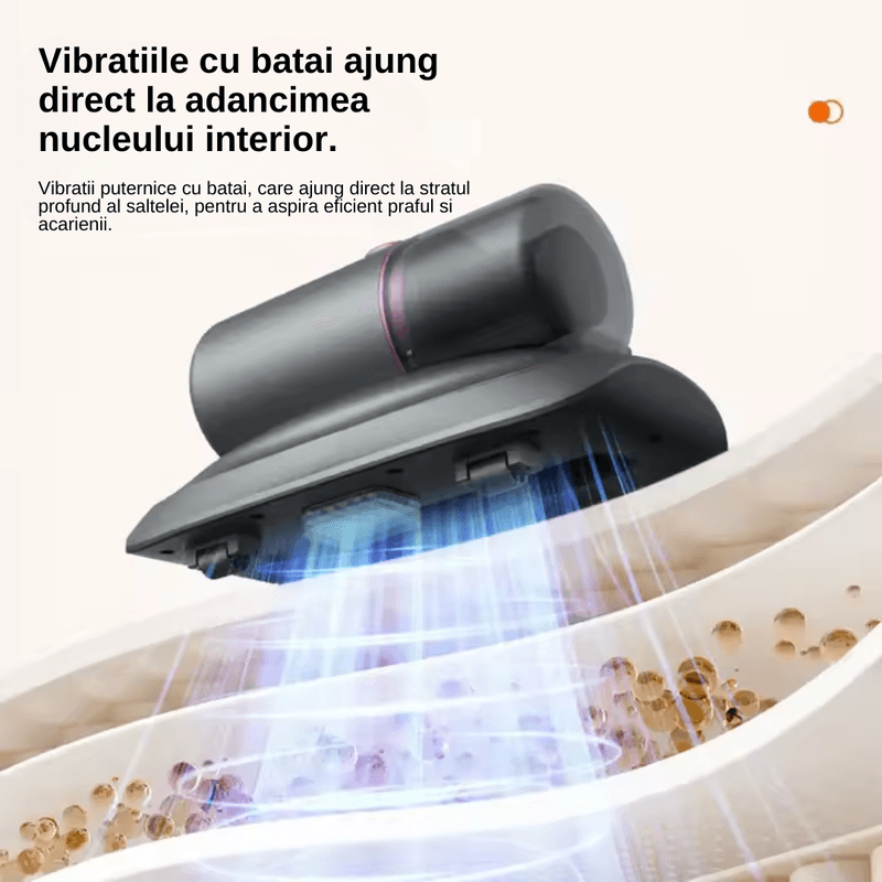 Electronice si Electrocasnice - Ingrijirea locuintei - Aspiratoare - Aspirator Profesional LUDORA® de Mana Antiacarieni , 2 in 1 Tehnologie UV, Putere de Aspirare de 12000pa, Filtru HEPA - Infinity.ro