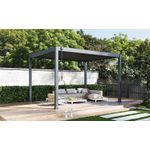 Casa si Gradina - Gradina si terasa - Decoratiuni exterior - Arcade - Pergola bioclimatica aluminiu 3x4 m, UnicSpot - Infinity.ro
