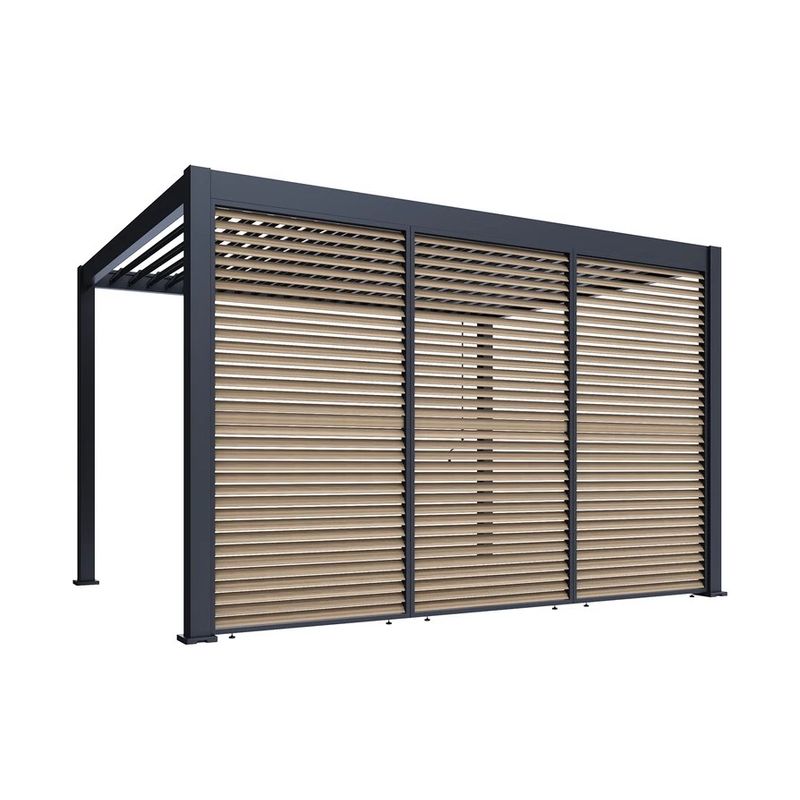 Casa si Gradina - Gradina si terasa - Decoratiuni exterior - Arcade - Panou fix pentru umbrire, cu lamele rotative, 1.3 m, UnicSpot - Infinity.ro