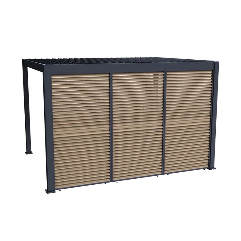 Casa si Gradina - Gradina si terasa - Decoratiuni exterior - Arcade - Panou fix pentru umbrire, cu lamele rotative, 1.3 m, UnicSpot - Infinity.ro