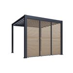 Casa si Gradina - Gradina si terasa - Decoratiuni exterior - Arcade - Panou fix pentru umbrire, cu lamele rotative, 1 m, UnicSpot - Infinity.ro