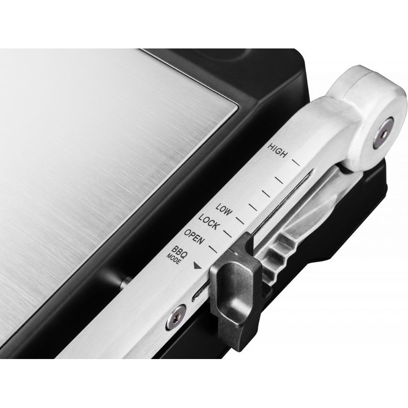 Electronice si Electrocasnice - Electrocasnice bucatarie - Aparate de gatit & desert - Gratare electrice - Contact grill ECG KG 1000 Gourmet, 1650–2000 W, 2 termostate independente - Infinity.ro