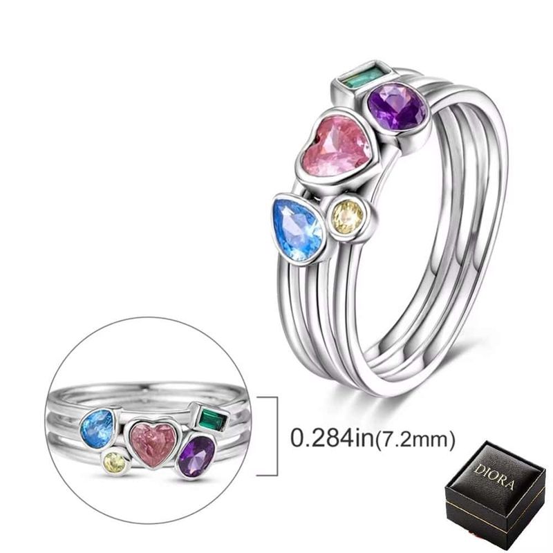Fashion, accesorii si bijuterii - Femei - Bijuterii femei - Inele femei - Inel Royal Blue din Argint, marca Diora, 7 - Infinity.ro