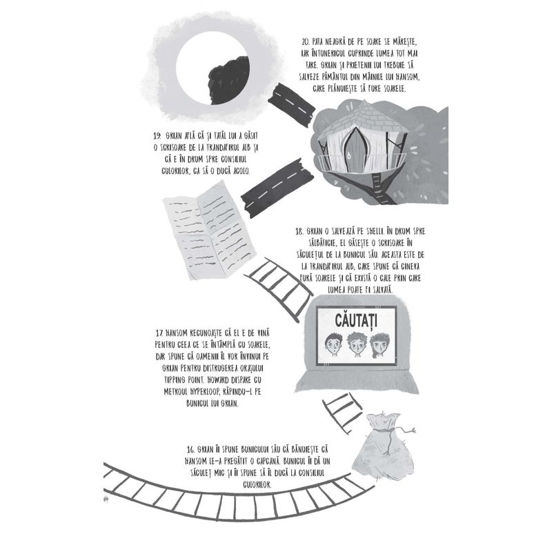 Carti si Birotica - Carti - Carti pentru copii - Basme si povesti - Hotii luminii. Oglinda intunecata (Usborne) - Infinity.ro