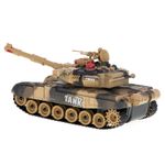 Jucarii, Copii si Bebe - Jucarii si jocuri - Vehicule si jucarii cu telecomanda - Masinute - Tanc cu telecomanda 1:14 camuflaj desert, viteza maxima 8 km/h, 33x12x12 cm - Infinity.ro