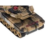 Jucarii, Copii si Bebe - Jucarii si jocuri - Vehicule si jucarii cu telecomanda - Masinute - Tanc cu telecomanda 1:14 camuflaj desert, viteza maxima 8 km/h, 33x12x12 cm - Infinity.ro