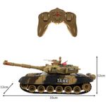 Jucarii, Copii si Bebe - Jucarii si jocuri - Vehicule si jucarii cu telecomanda - Masinute - Tanc cu telecomanda 1:14 camuflaj desert, viteza maxima 8 km/h, 33x12x12 cm - Infinity.ro