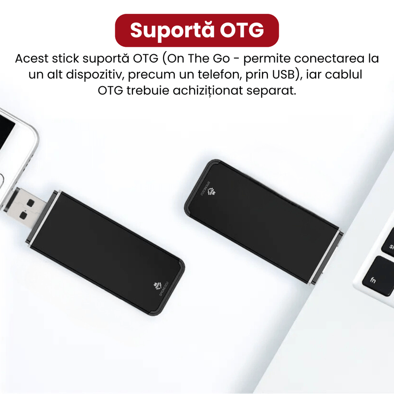 Laptop, Telefoane si Tablete - Wearables si gadgeturi - Gadgeturi - Dispozitive spionaj - Stick cu camera ascunsa, rezolutie 1080P, detectie miscare, autonomie 4 ore, inregistrare in bucla - Infinity.ro