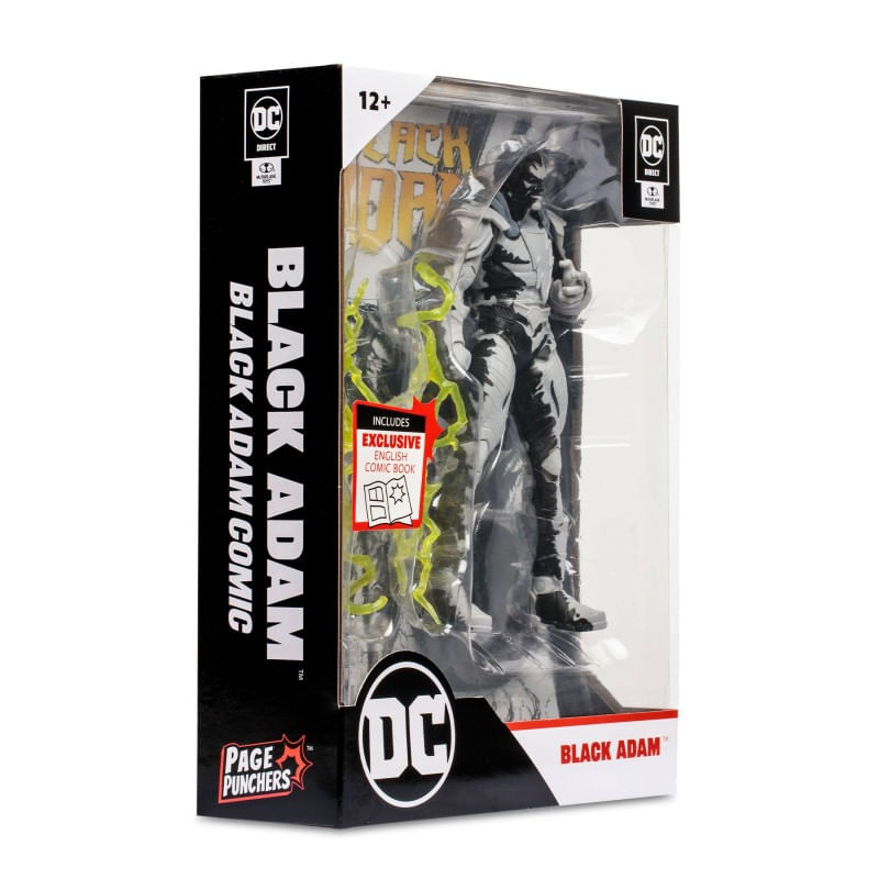 Jucarii, Copii si Bebe - Jucarii si jocuri - Figurine - Figurina DC Direct Page Punchers Black Adam Comic Line Art, 18 cm - Infinity.ro