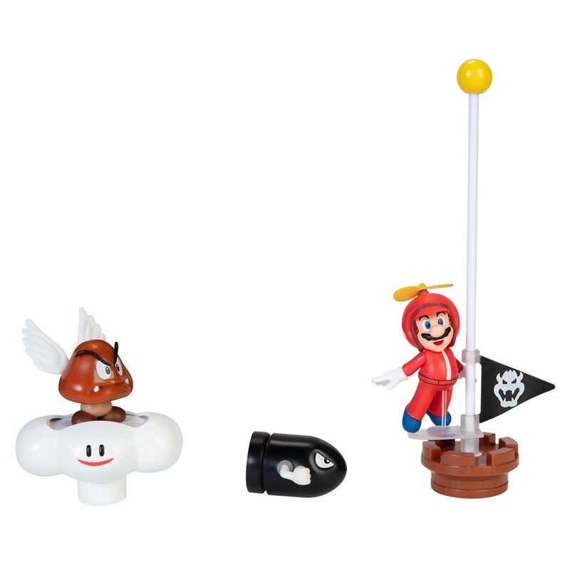 Jucarii, Copii si Bebe - Jucarii si jocuri - Figurine - Figurina Nintendo Super Mario Cloud Diorama - Infinity.ro